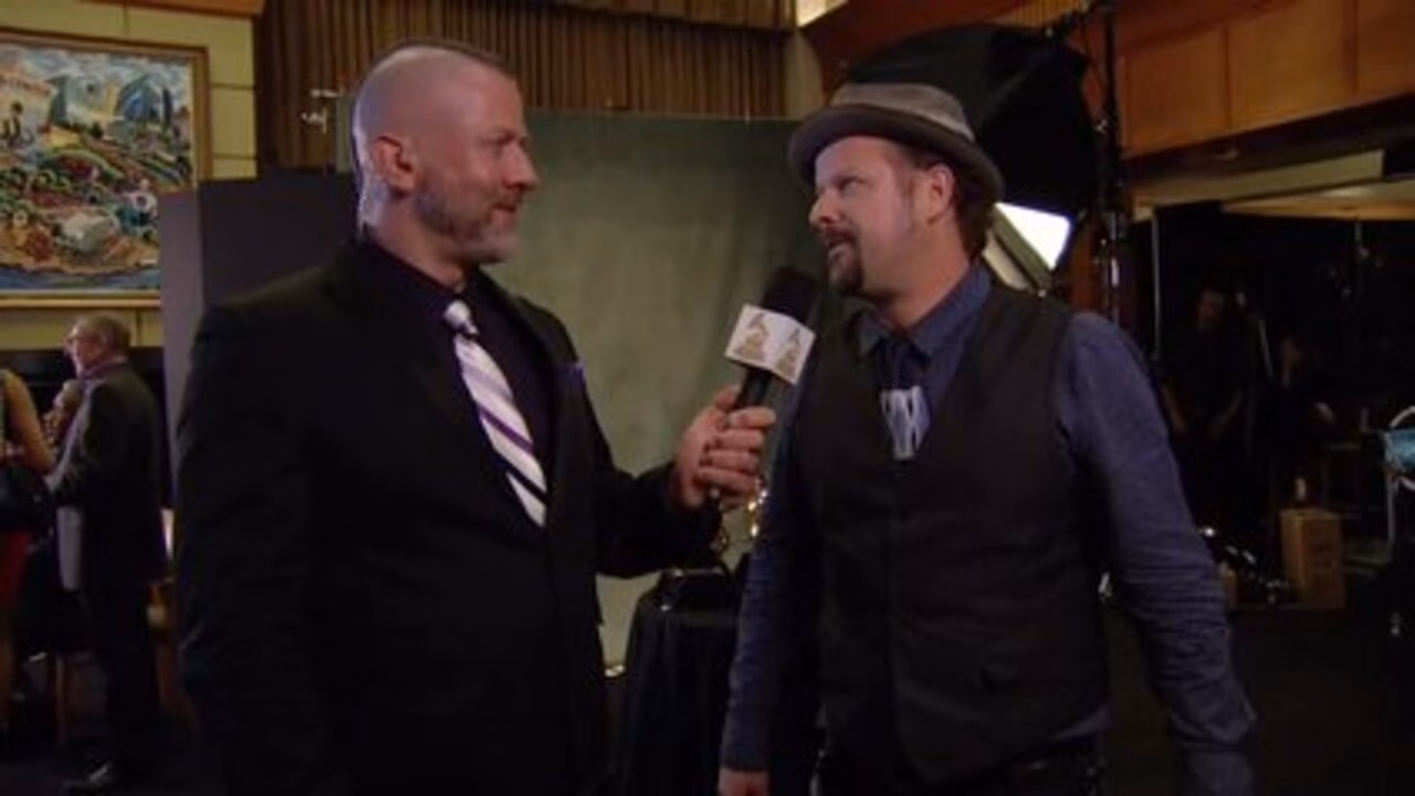 Danny Clinch backstage at GRAMMY Awards