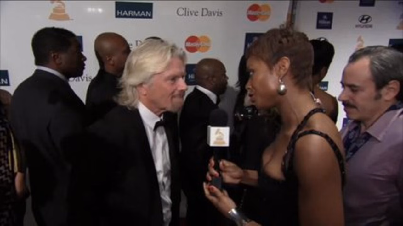 Richard Branson At Pre-GRAMMY Gala