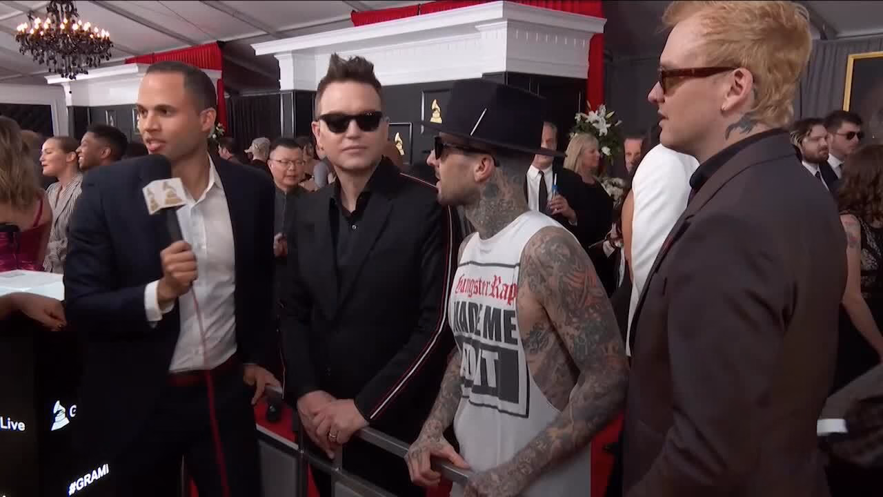 Blink-182: GRAMMY Red Carpet Interview