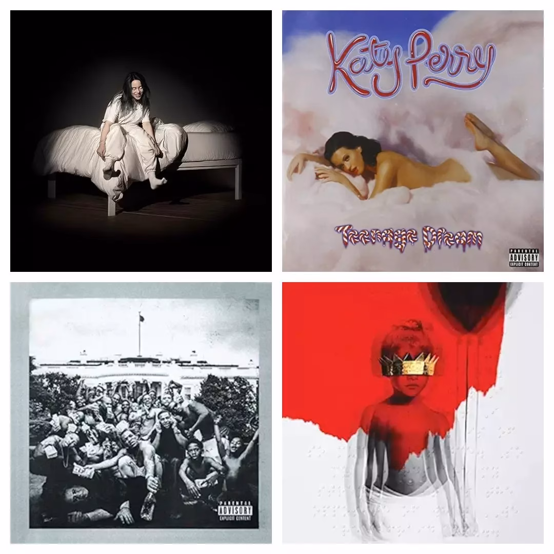 2010s Album Covers Collage