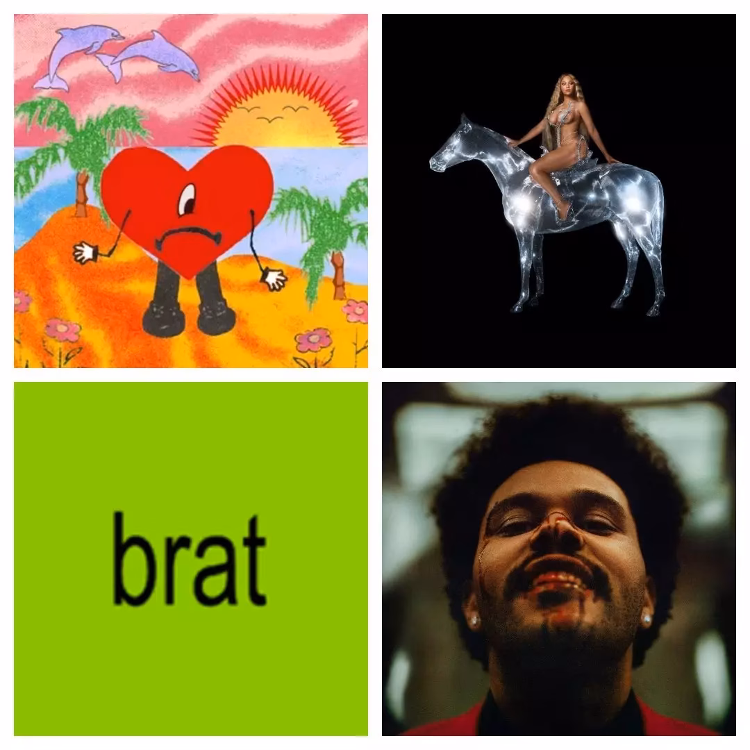 2020s Album Covers Collage