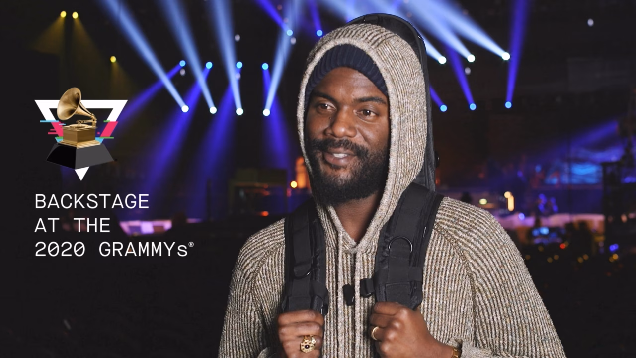 Gary Clark Jr. Backstage At The 62nd GRAMMY Awards Rehearsals