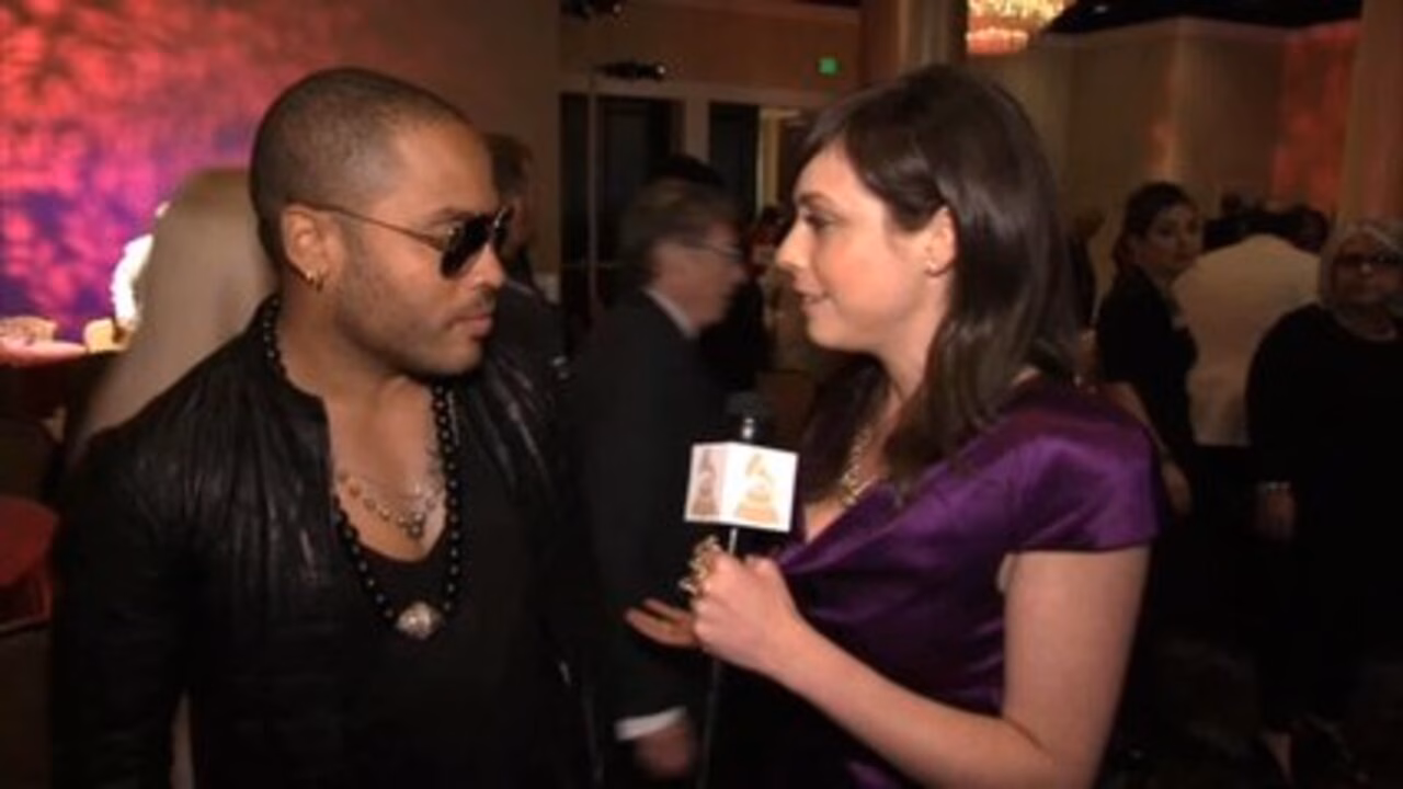Lenny Kravitz at Pre-GRAMMY Gala