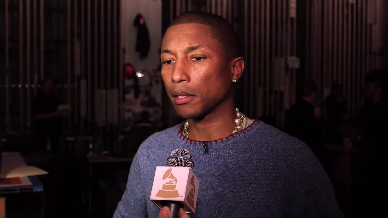 Pharrell Williams: Backstage At “A Very GRAMMY Christmas”