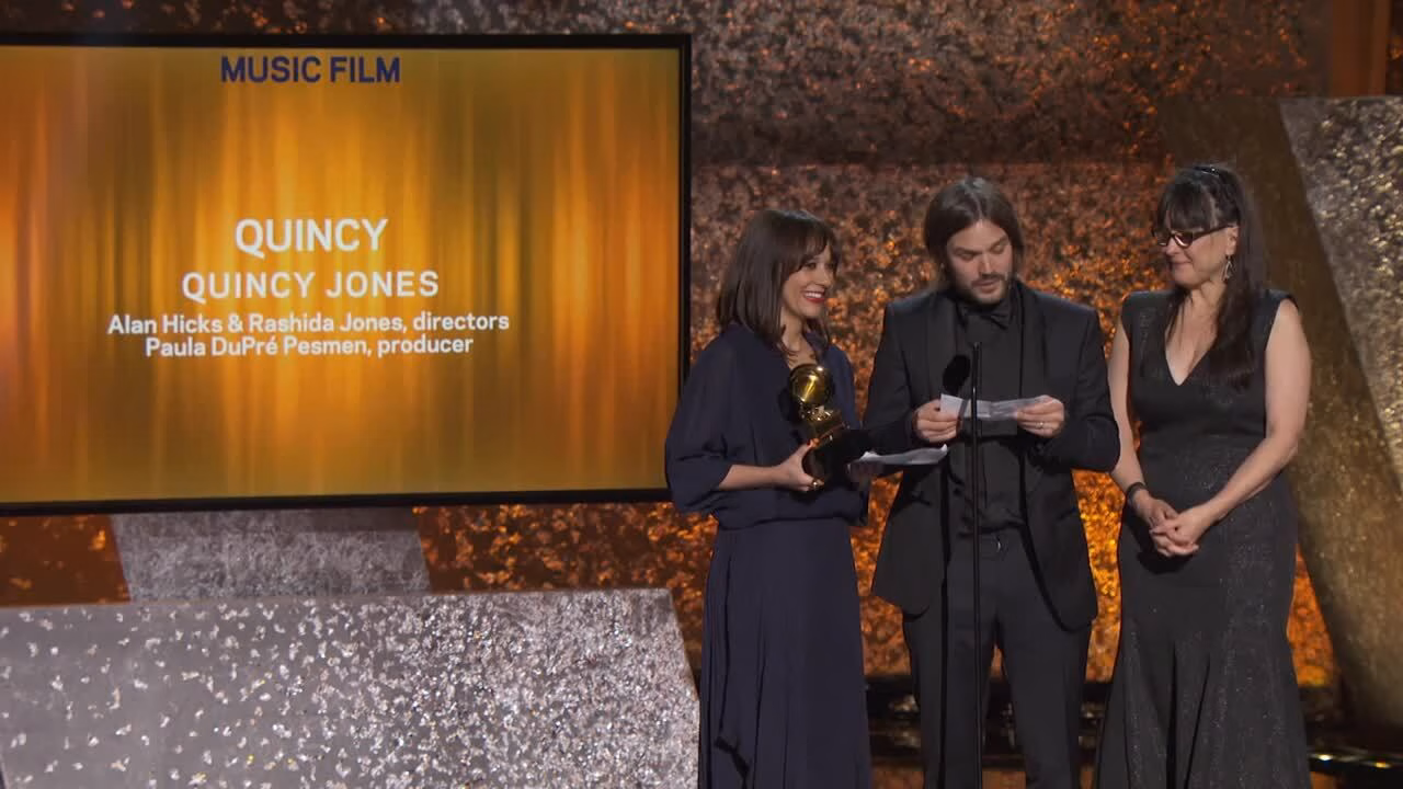 ‘Quincy’ Wins Best Music Film | 2019 GRAMMYs Acceptance Speech