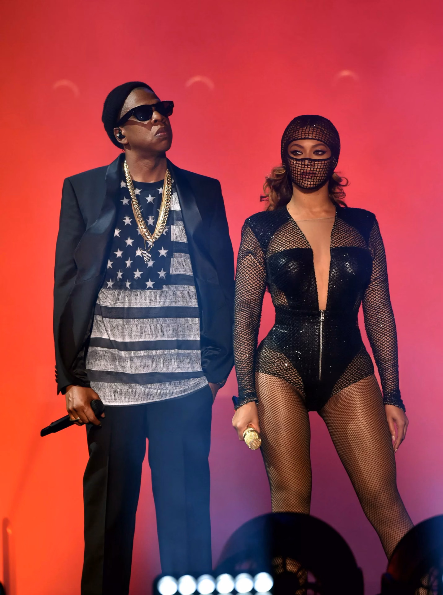 Beyoncé And Jay Z At Rose Bowl Stadium