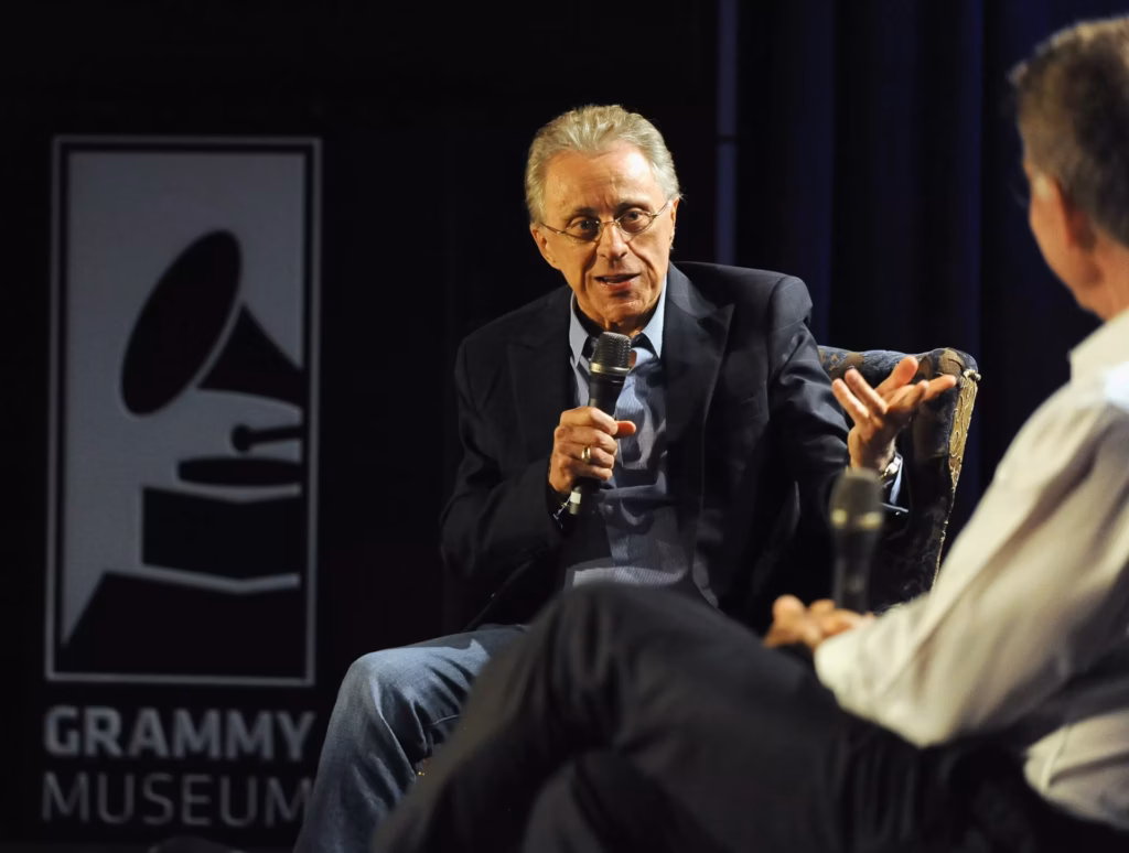 Frankie Valli speaks at the GRAMMY Museum
