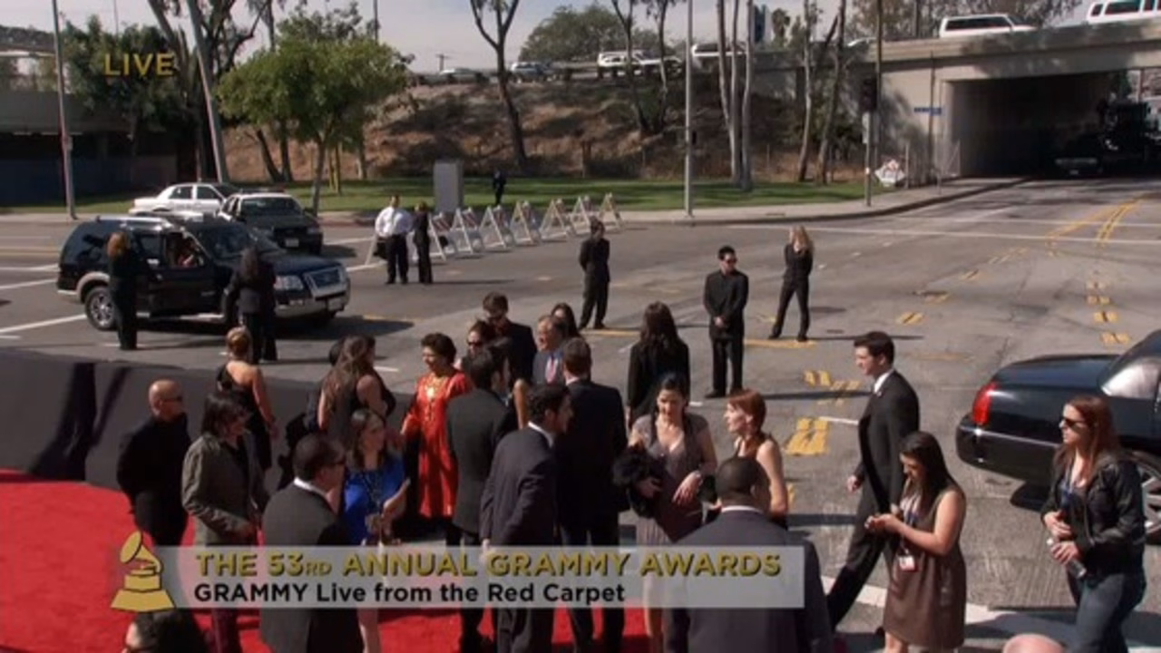 Best Jazz Album nominee on the red carpet