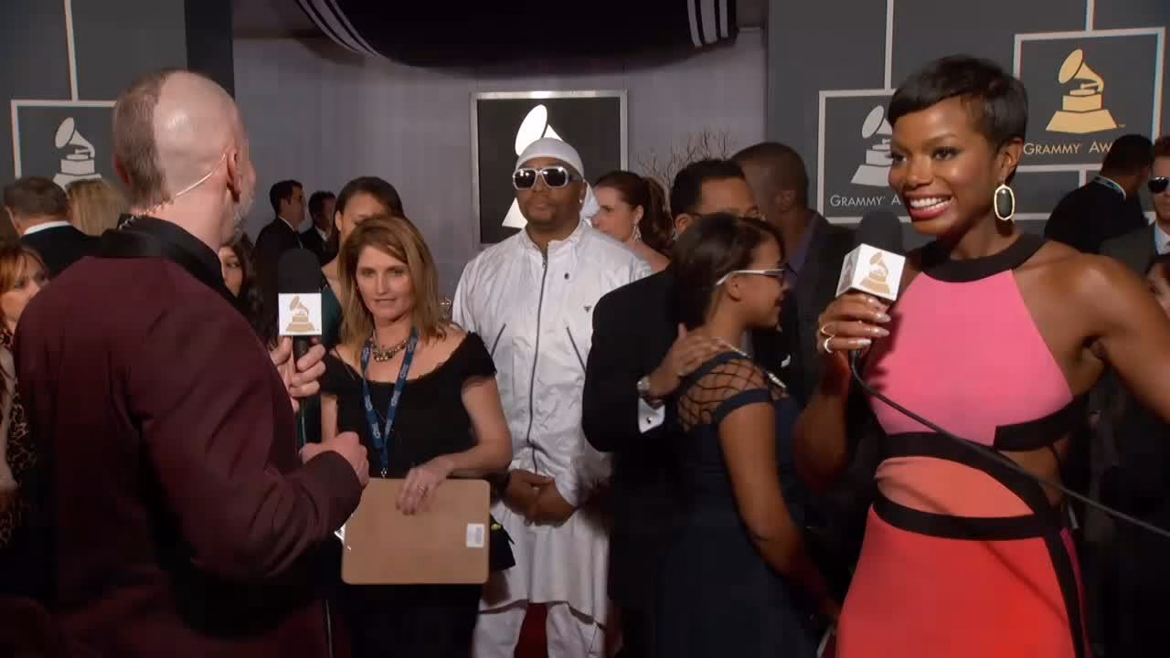 Carly Rae Jepsen On The 55th Annual GRAMMY Awards Red Carpet