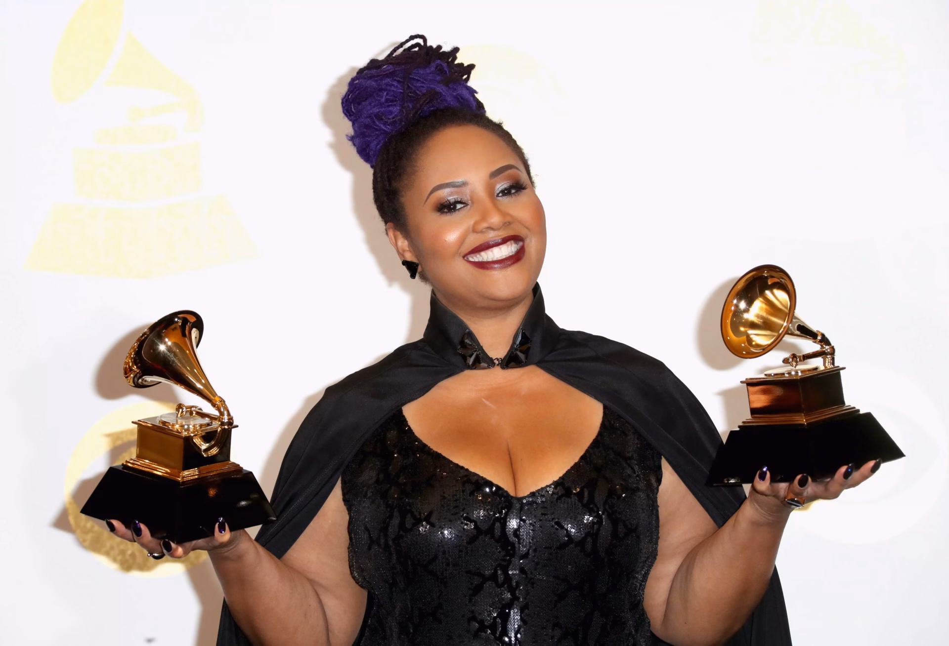Lalah Hathaway at the 59th GRAMMY Awards in 2017
