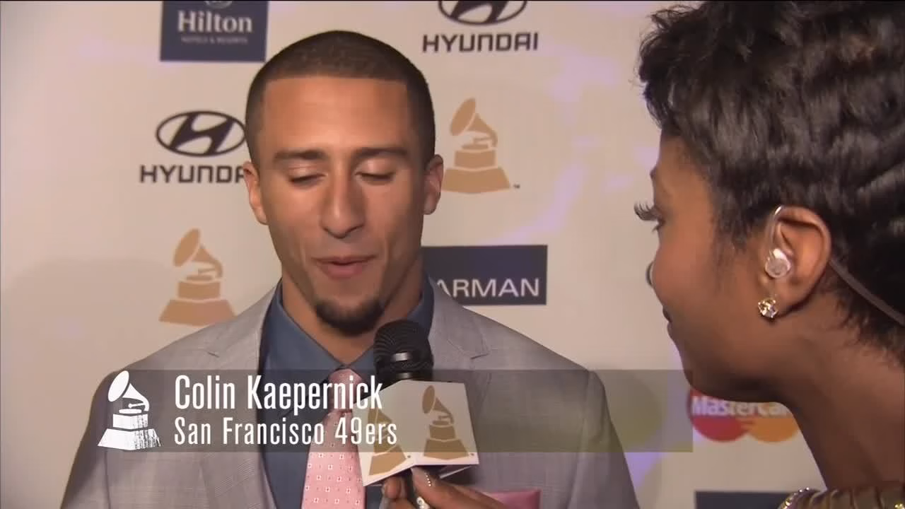Colin Kaepernick at Pre-GRAMMY Gala