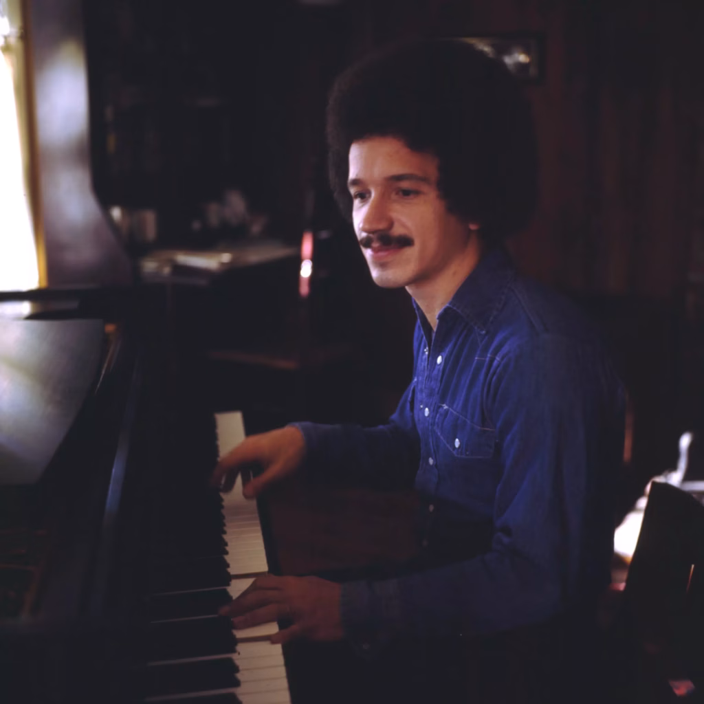 Keith Jarrett playing piano