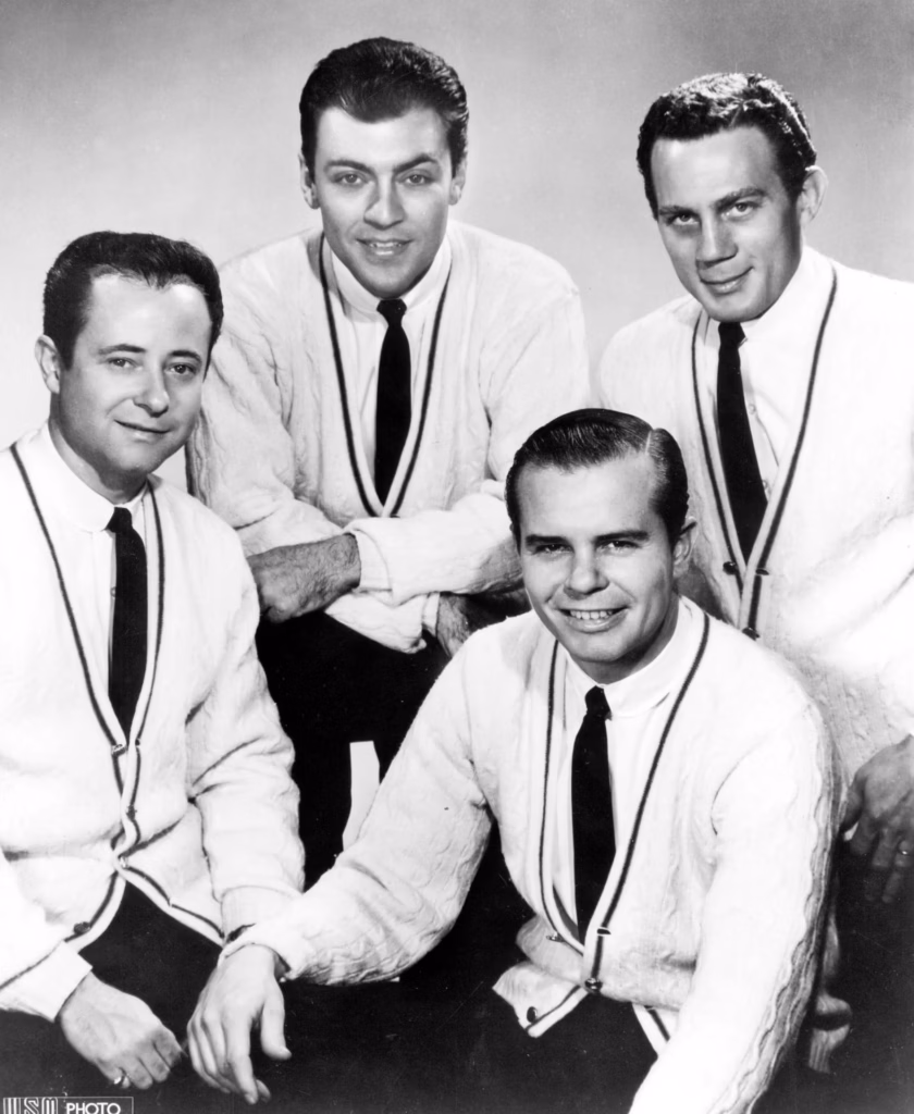 The Jordanaires' l-r Gordon Stoker, Ray Walker, Neal Matthews, and Hoyt Hawkins