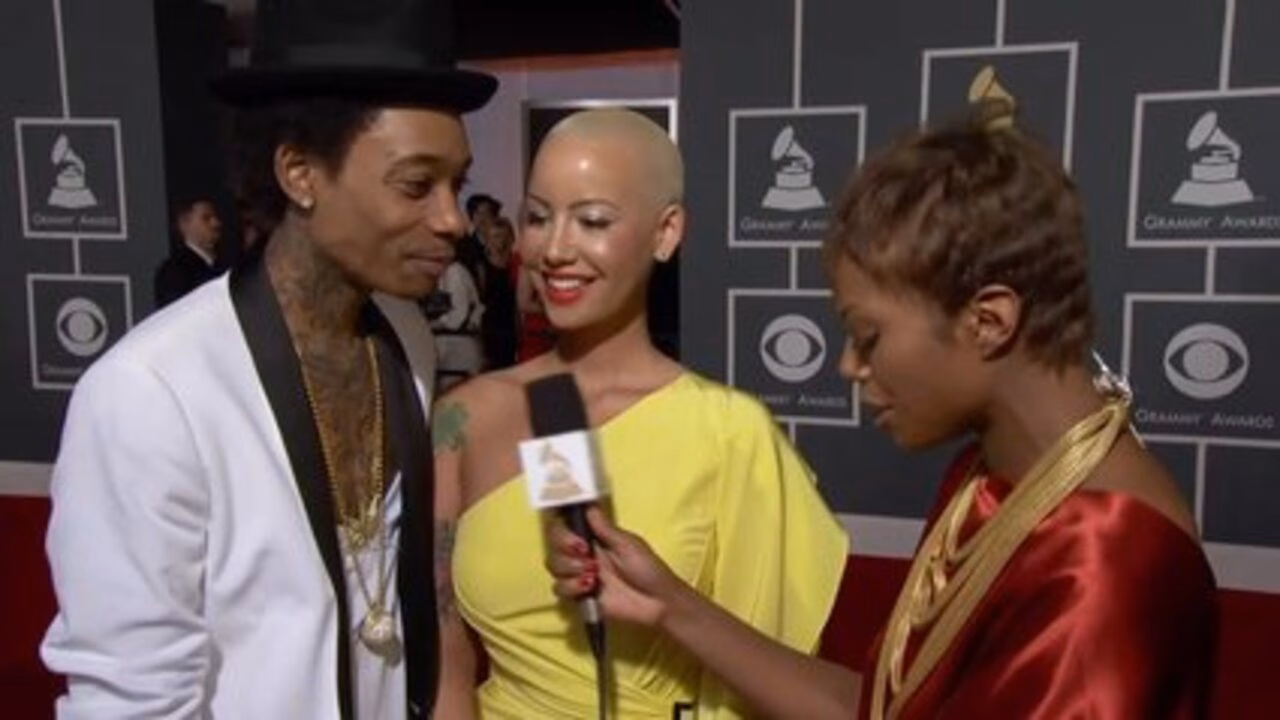 Wiz Khalifa and Amber Rose on the Red Carpet