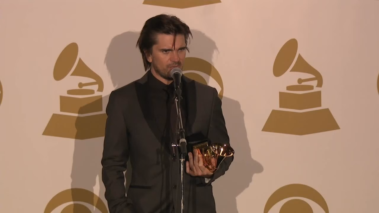Juanes Interview at the 55th Annual GRAMMY Awards