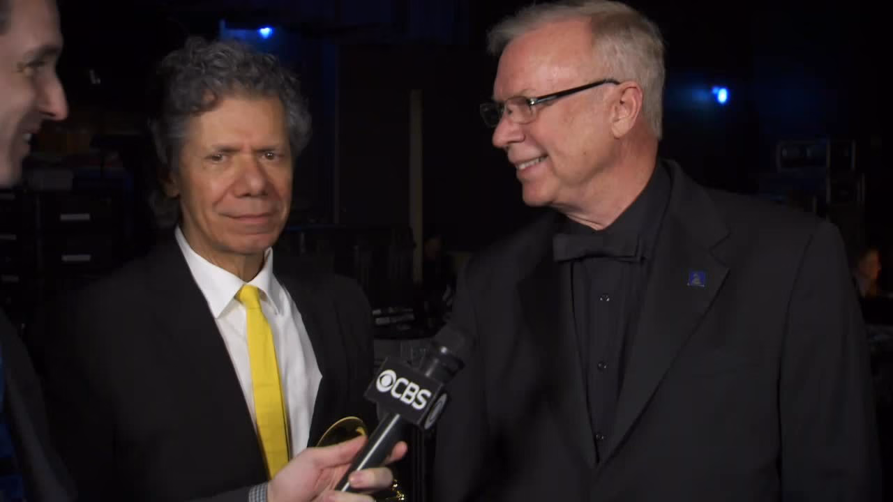 Chick Corea and Gary Burton at Thank You Cam at The GRAMMY Pre-Telecast Ceremony