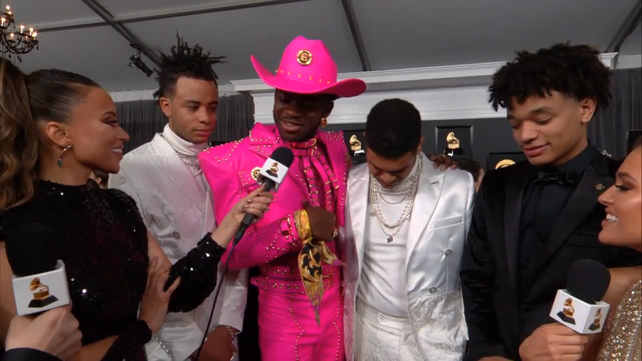 Lil Nas X Red Carpet Interview | 2020 GRAMMYs