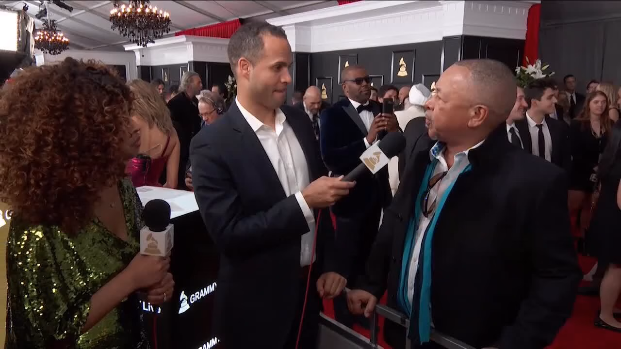 Ralph Johnson of Earth, Wind And Fire: GRAMMY Red Carpet Interview