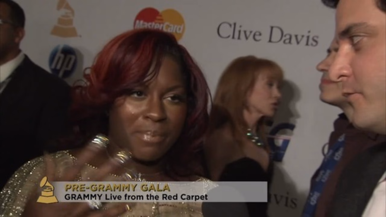 Ester Dean at Pre-GRAMMY Gala