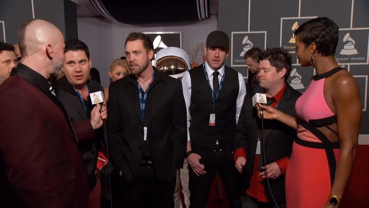 Within Reason on the 55th Annual GRAMMY Awards Red Carpet
