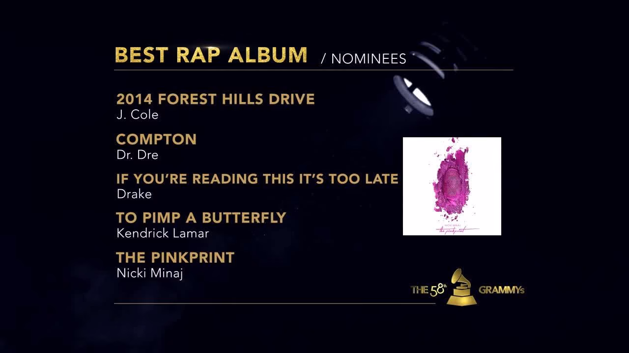 Best Rap Album: 58th GRAMMY Nominees
