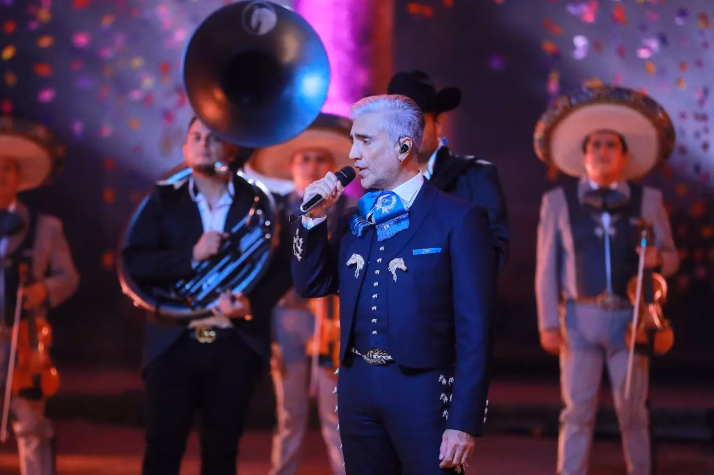 Alejandro Fernandez performs at the 2020 Latin GRAMMYs