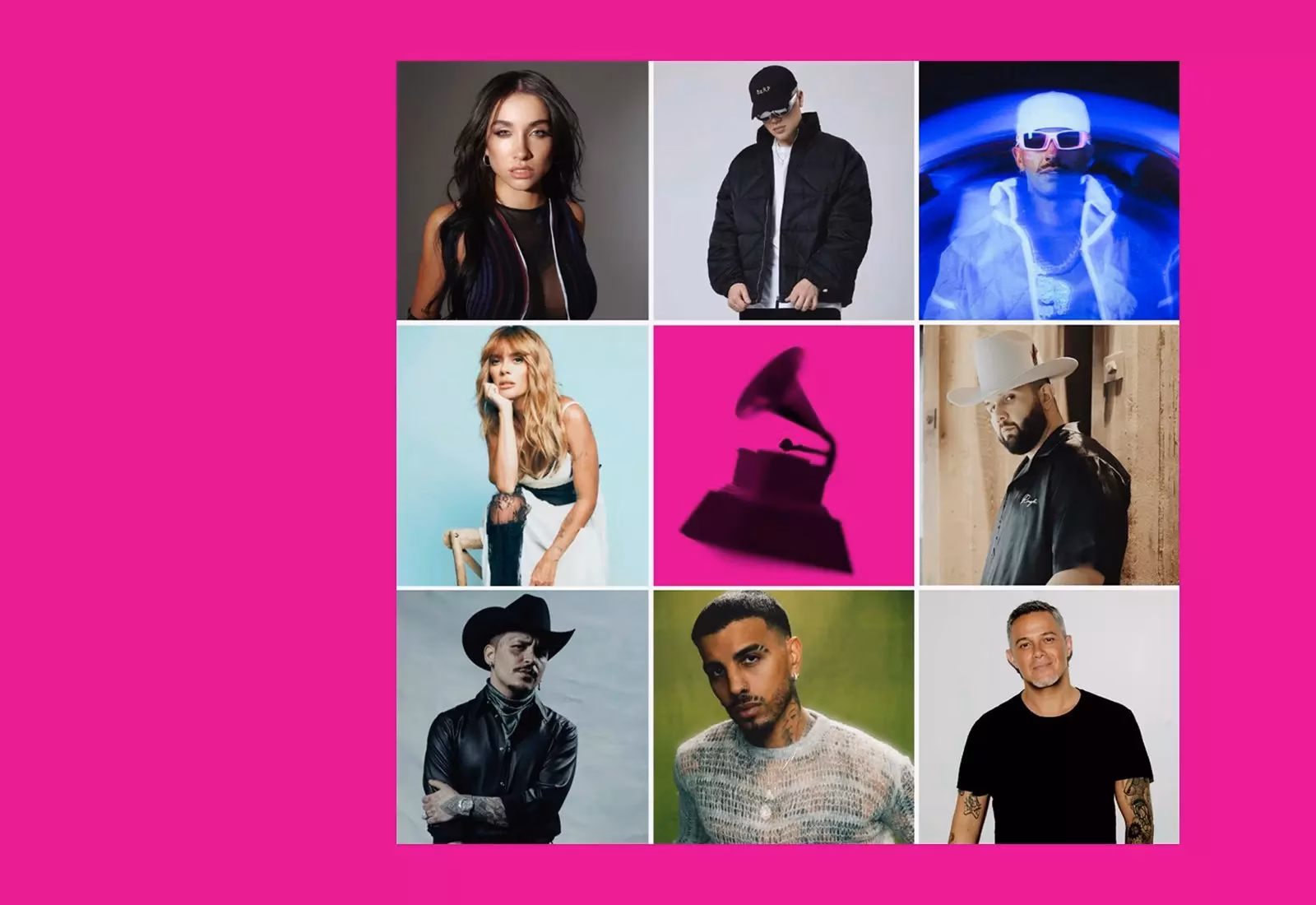 2023 Latin GRAMMYs Performers Announced: Rauw Alejandro, Alejandro Sanz, Christian Nodal, Feid, Maria Becerra & More