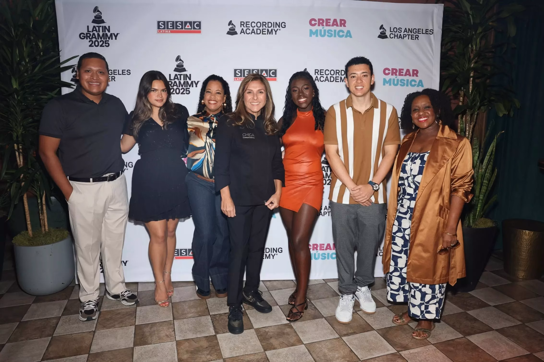 Recording Academy staffers and guests attend the Crear Música: Elevating Culture, Empowering Community event on Nov. 12, 2025, in Las Vegas, Nevada.