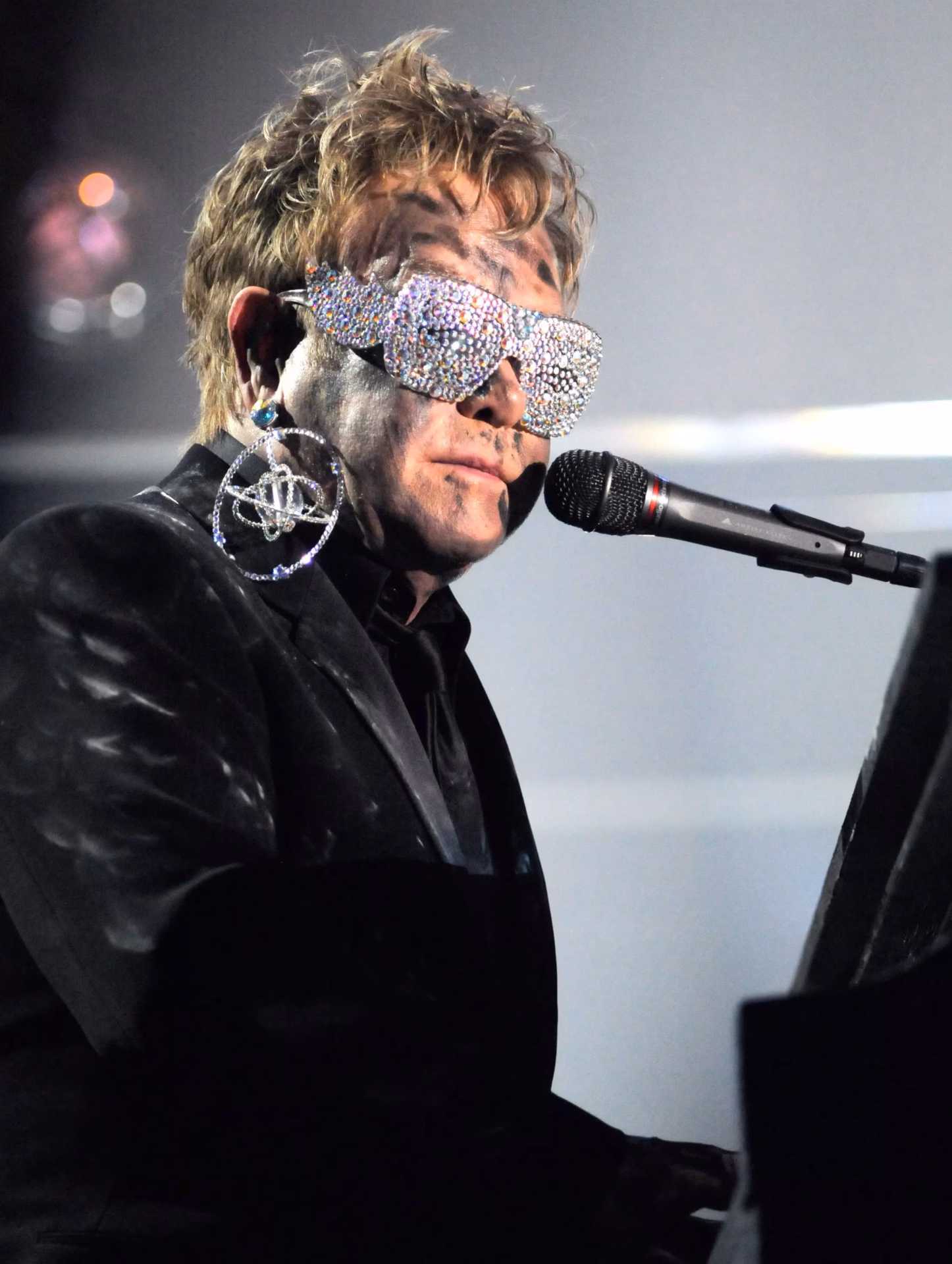 Elton John performs at the 52nd Annual GRAMMY Awards