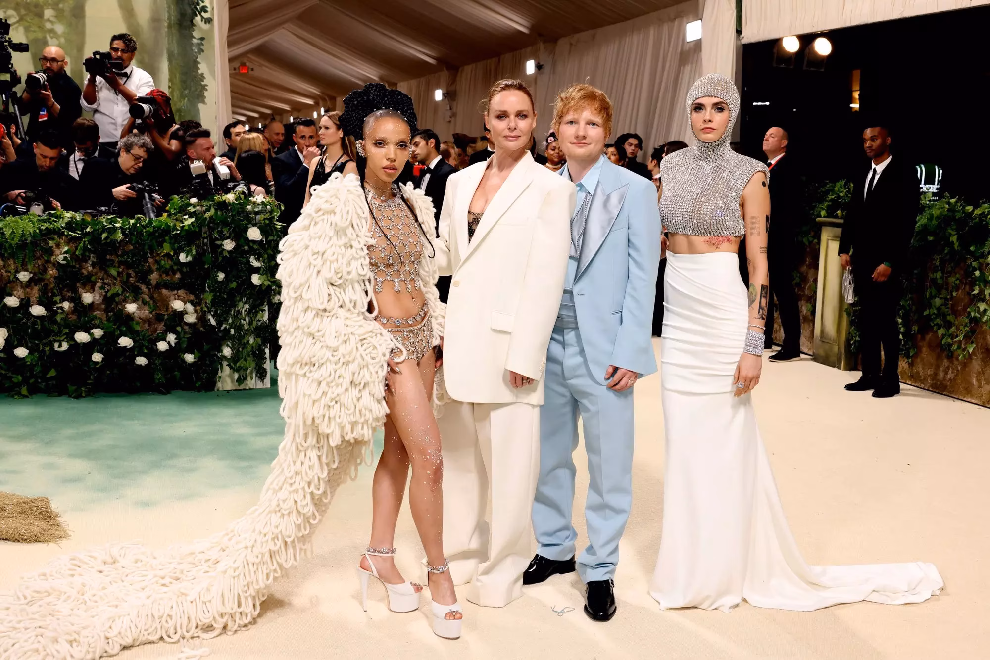 FKA Twigs and Ed Sheeran on the 2024 Met Gala red carpet
