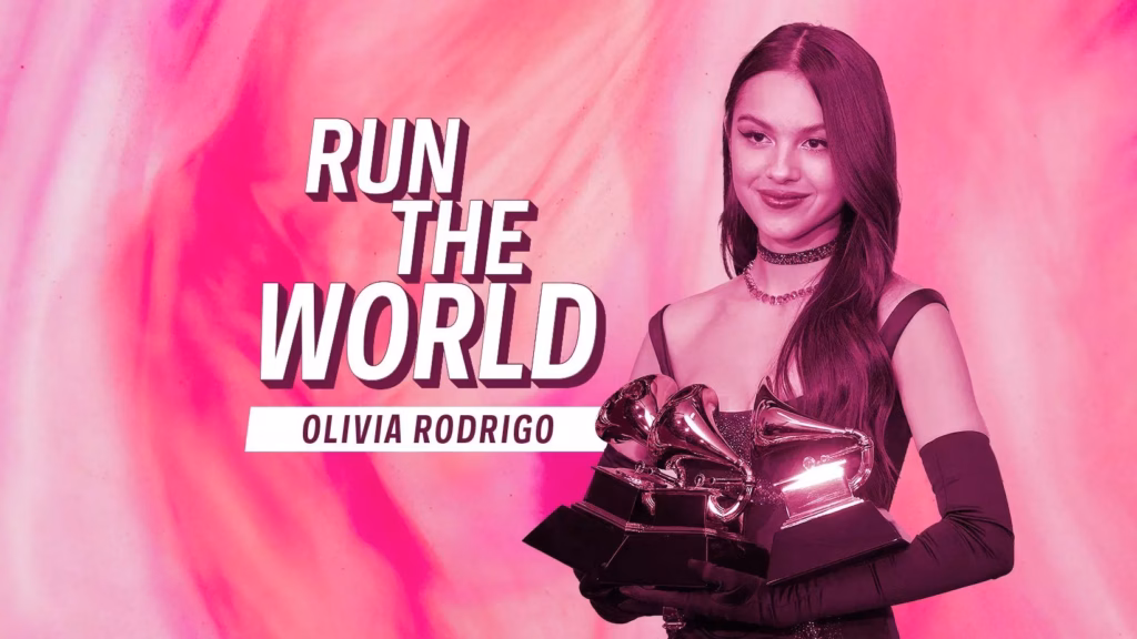 Olivia Rodrigo Run The World hero
