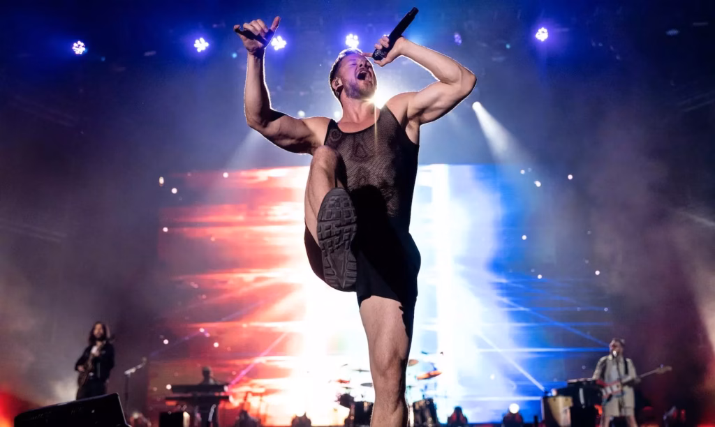 Imagine Dragons performing 2022