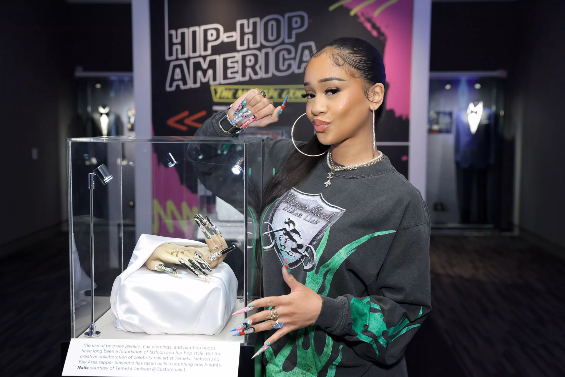 Grammy Museum Hip-Hop America exhibit Saweetie