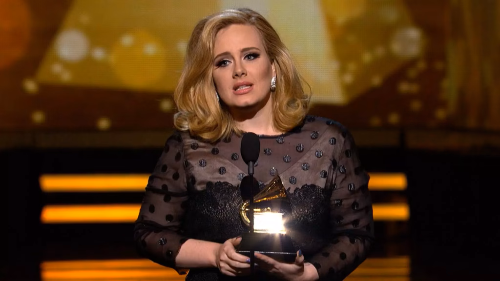Adele at the 2017 GRAMMYs