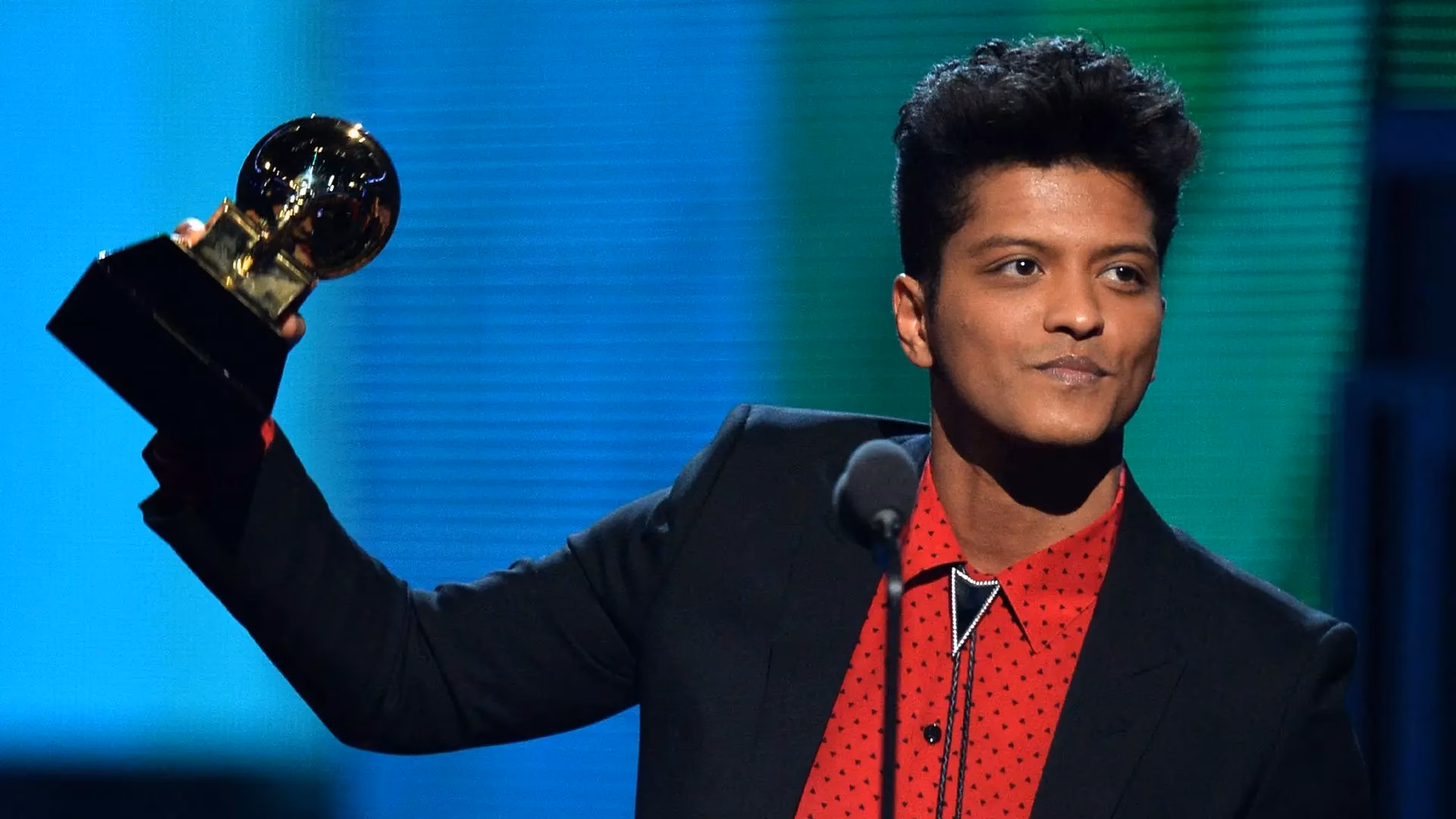 GRAMMY Rewind: Bruno Mars Dedicates His Best Pop Vocal Album GRAMMY To His Late Mother In 2014