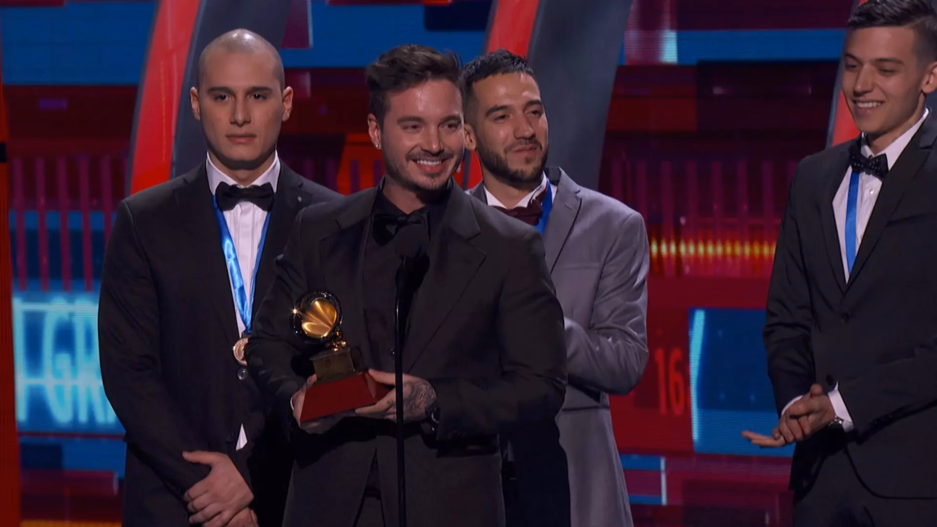 GRAMMY Rewind: J Balvin Dedicates His Trophy To His Mom After Winning Best Urban Song At The Latin GRAMMY Awards In 2015