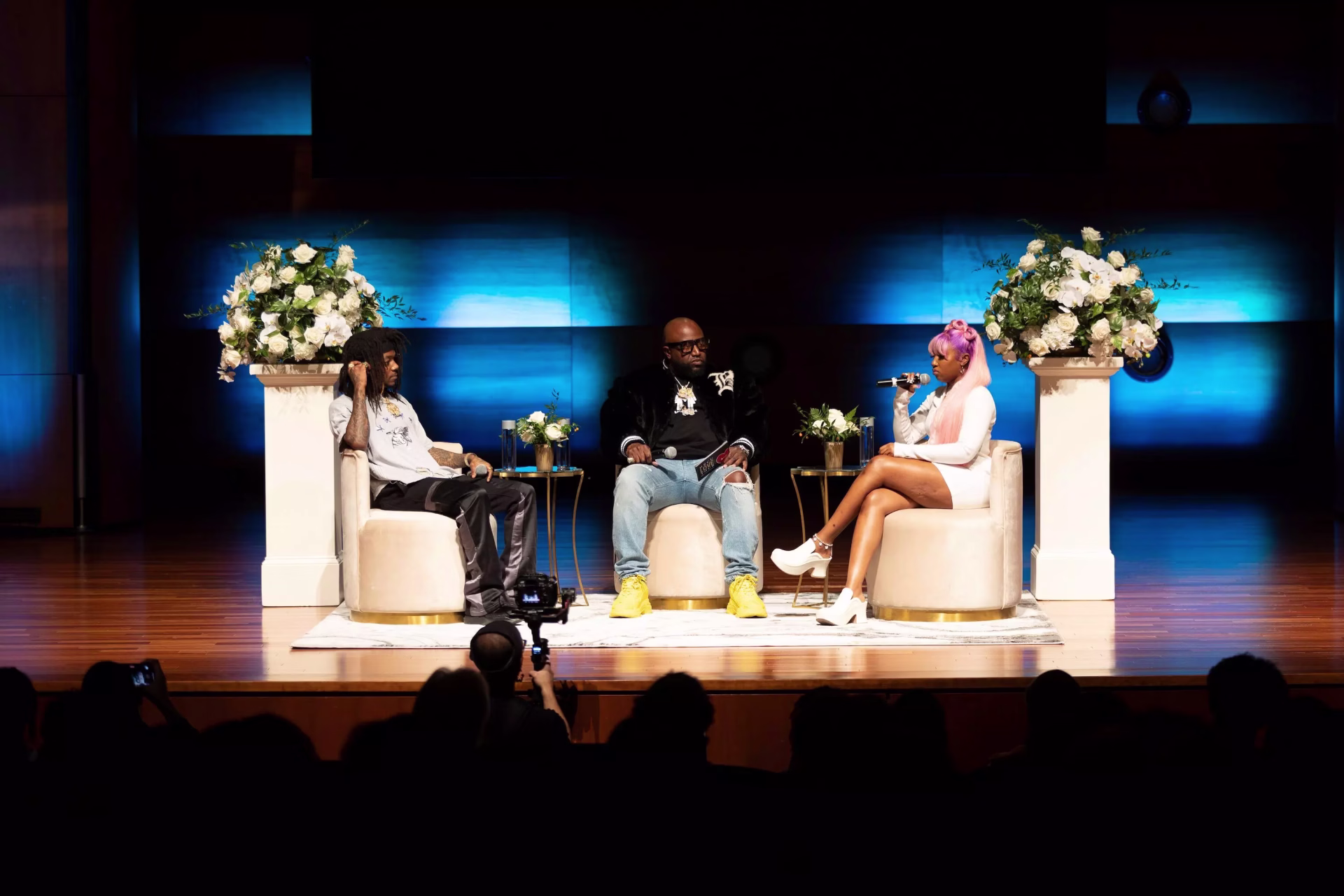 HBCU Love Tour Atlanta - J.I.D., Rico Love, and Baby Tate Photo of J.I.D., Rico Love, and Baby Tate
