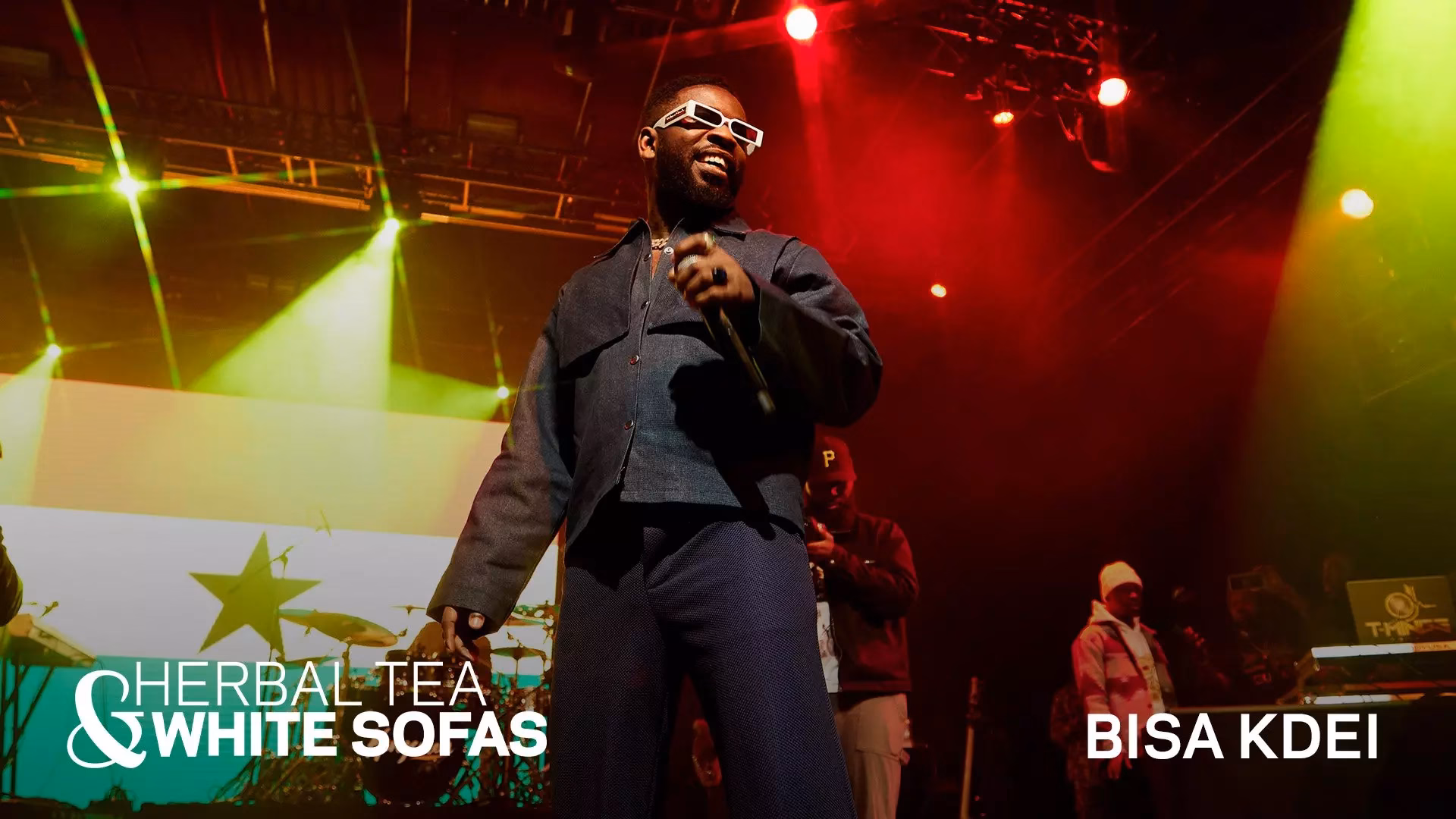 Watch Bisa Kdei Reveal The Ghanaian Treat He Always Has On Tour | Herbal Tea & White Sofas