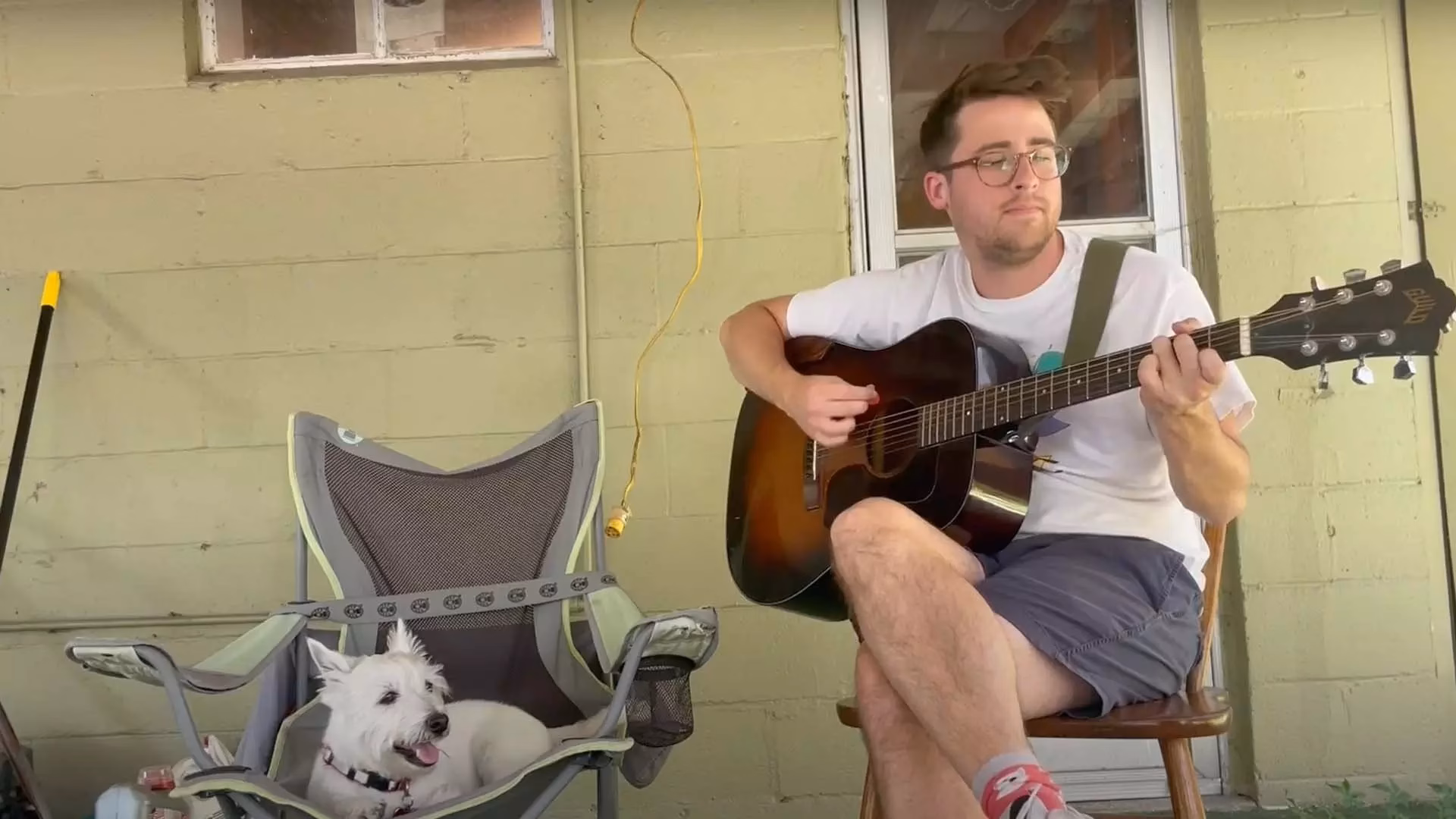 Press Play At Home: Rock Eupora Strips Down “Intimacy” For A Relaxed Patio Jam Session, Guest-Starring His Pup