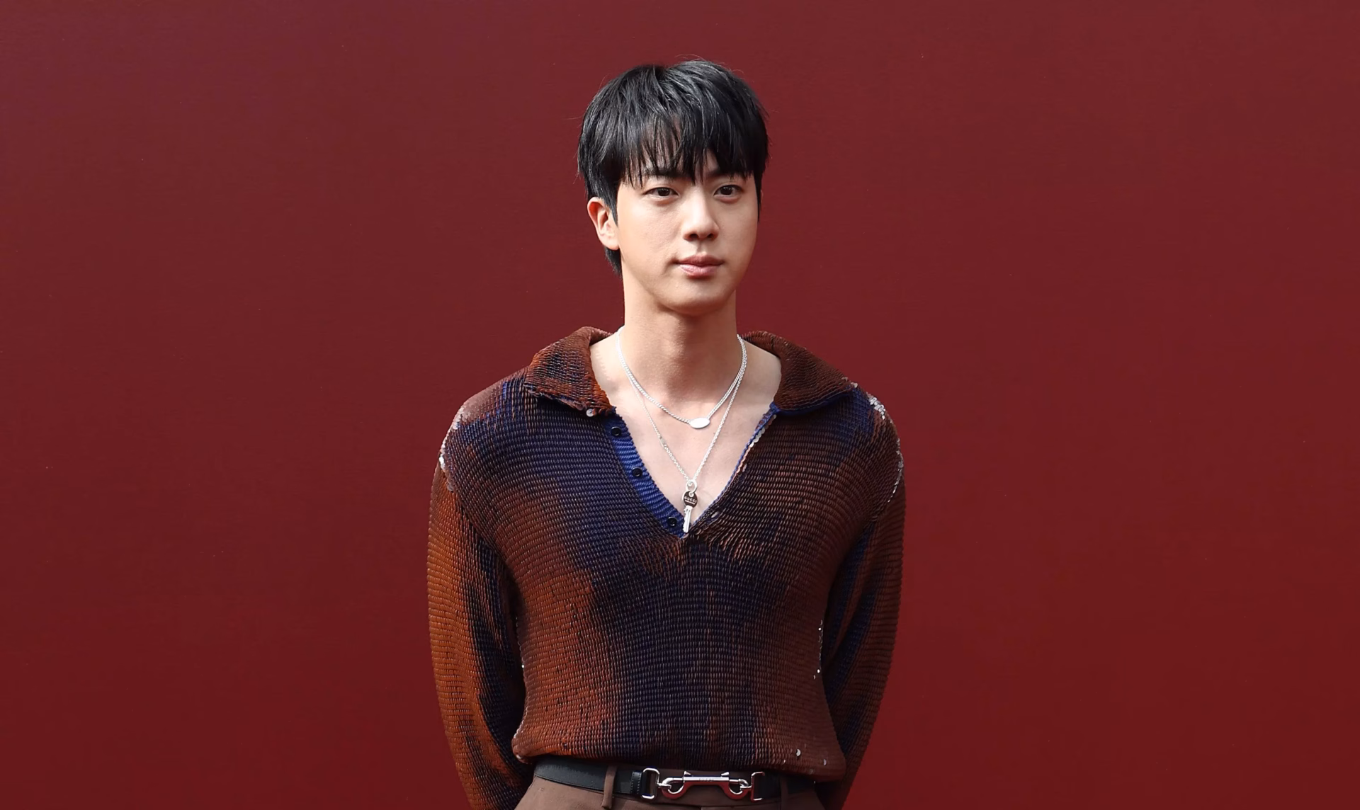 Jin at Milan Fashion Week 2024