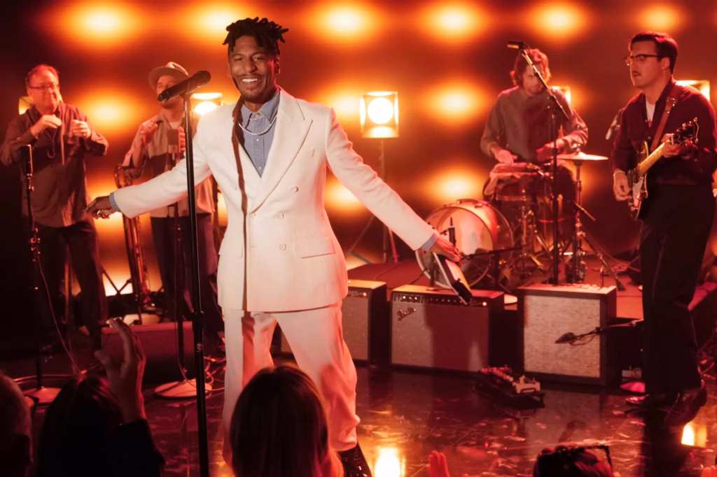 Jon Batiste performing on 