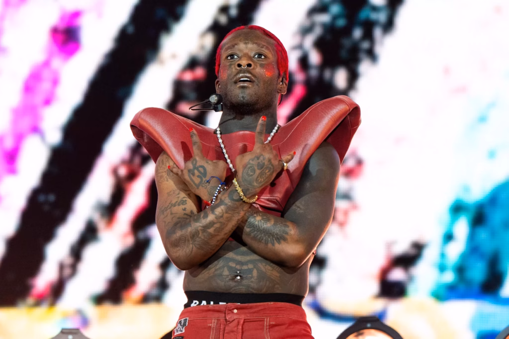 Lil Uzi Vert performing at Coachella 2024