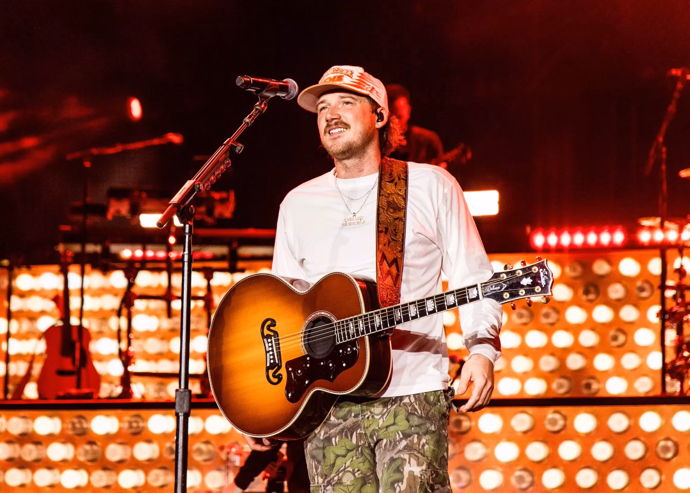 Morgan Wallen performing in 2024