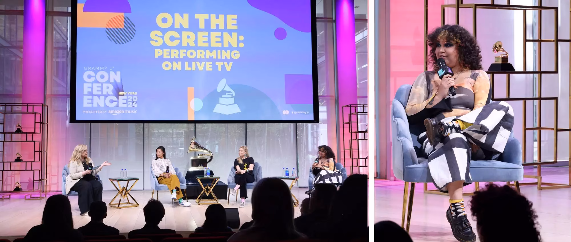 The “Sounds of the Stage” panel at the GRAMMY U conference
