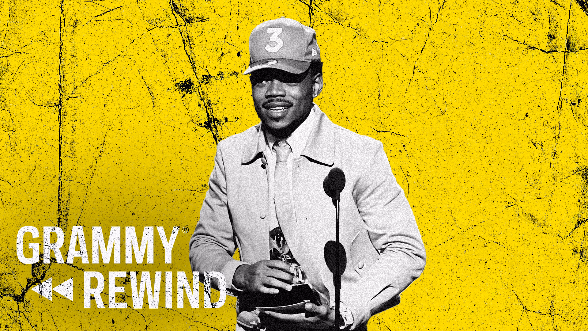 Watch Chance The Rapper’s Win Best Rap Album For ‘Coloring Book’ In 2017 | GRAMMY Rewind