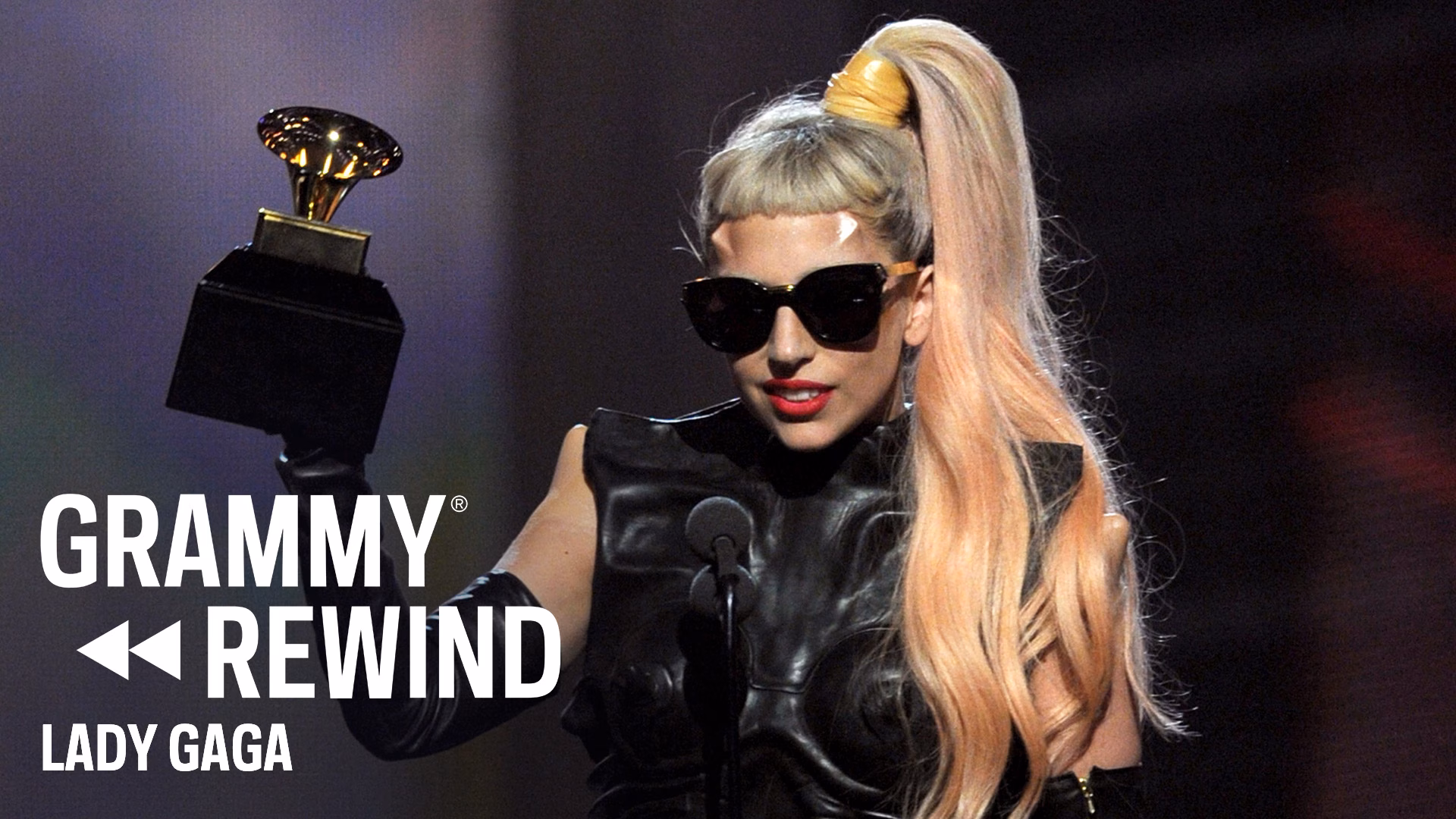 Lady Gaga Thanks Whitney Houston After Pop Vocal Album Win In 2011 | GRAMMY Rewind