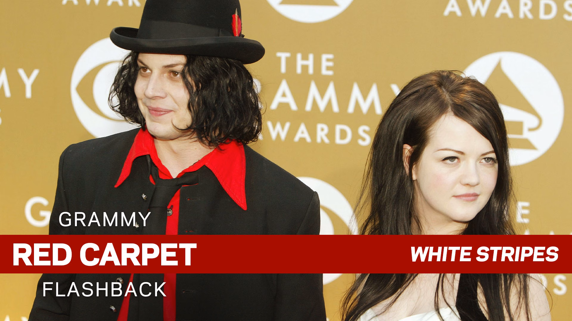 The White Stripes Celebrate Their First GRAMMYs In 2004 | GRAMMY Red Carpet Flashback