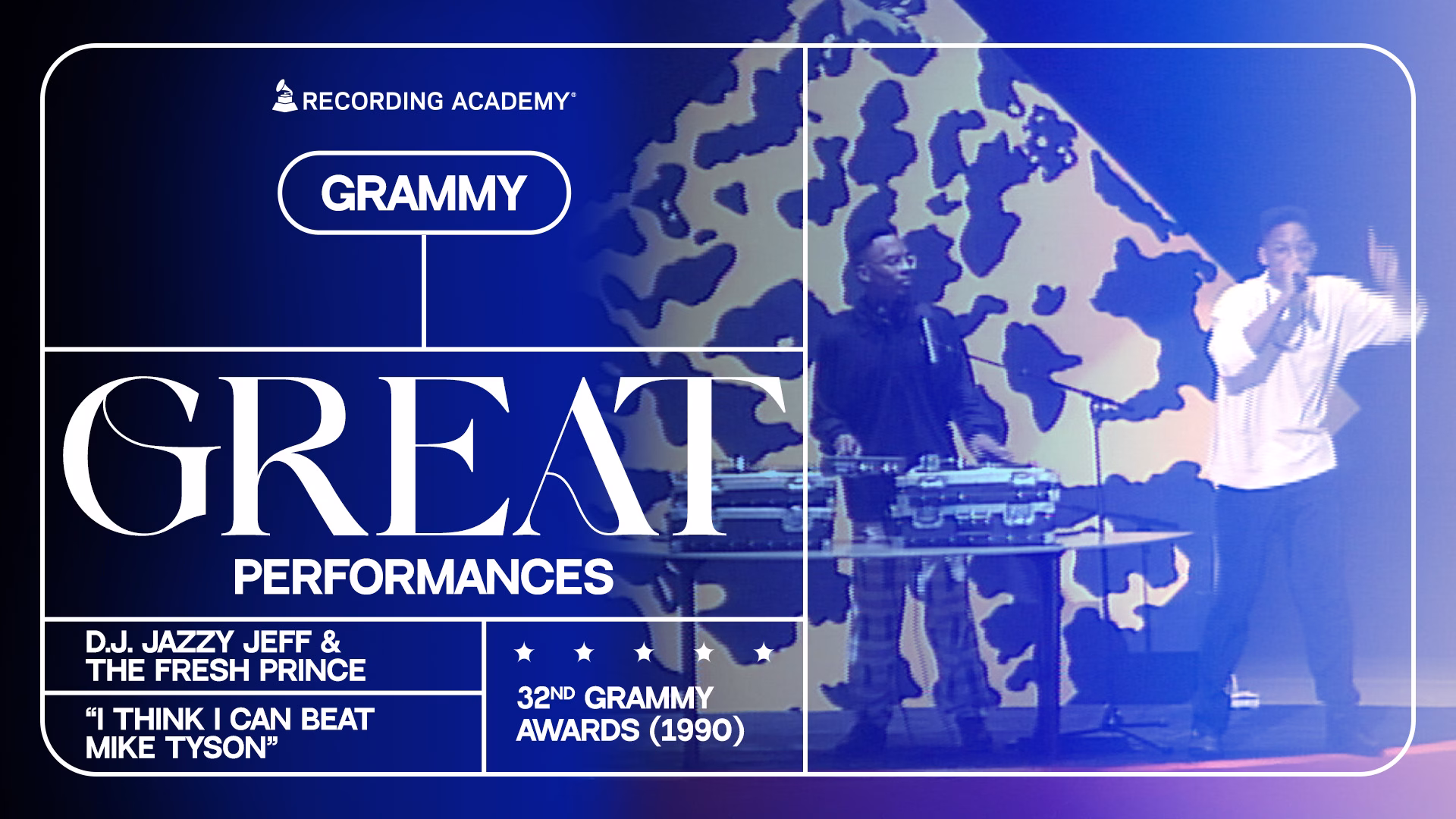 DJ Jazzy Jeff & The Fresh Prince Bring The Funk On “I Think I Can Beat Mike Tyson” At The 1990 Grammys | Grammy Great Performances