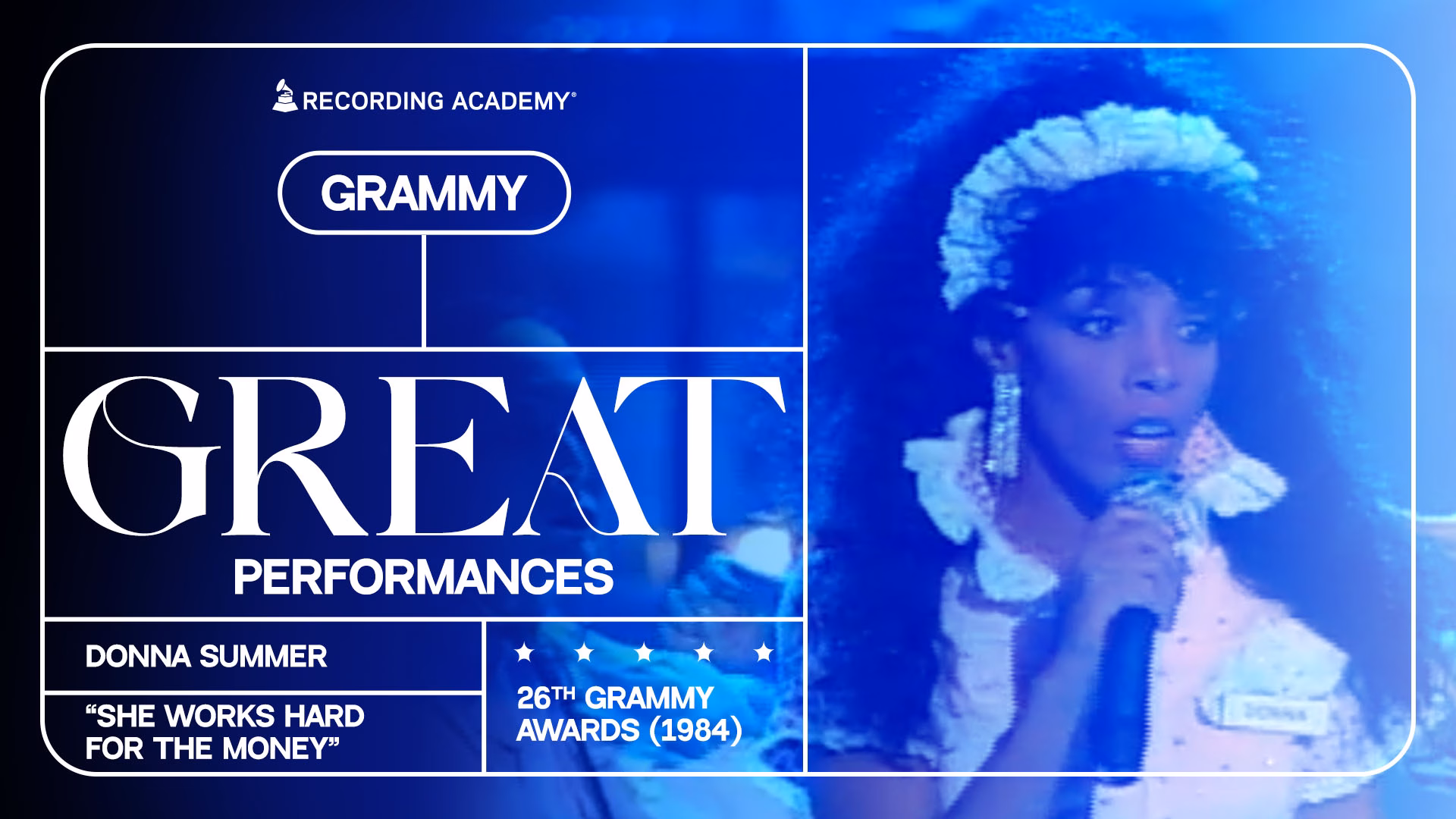 Donna Summer Performs “She Works Hard For The Money” At The 1984 GRAMMYS | GRAMMY Great Performances