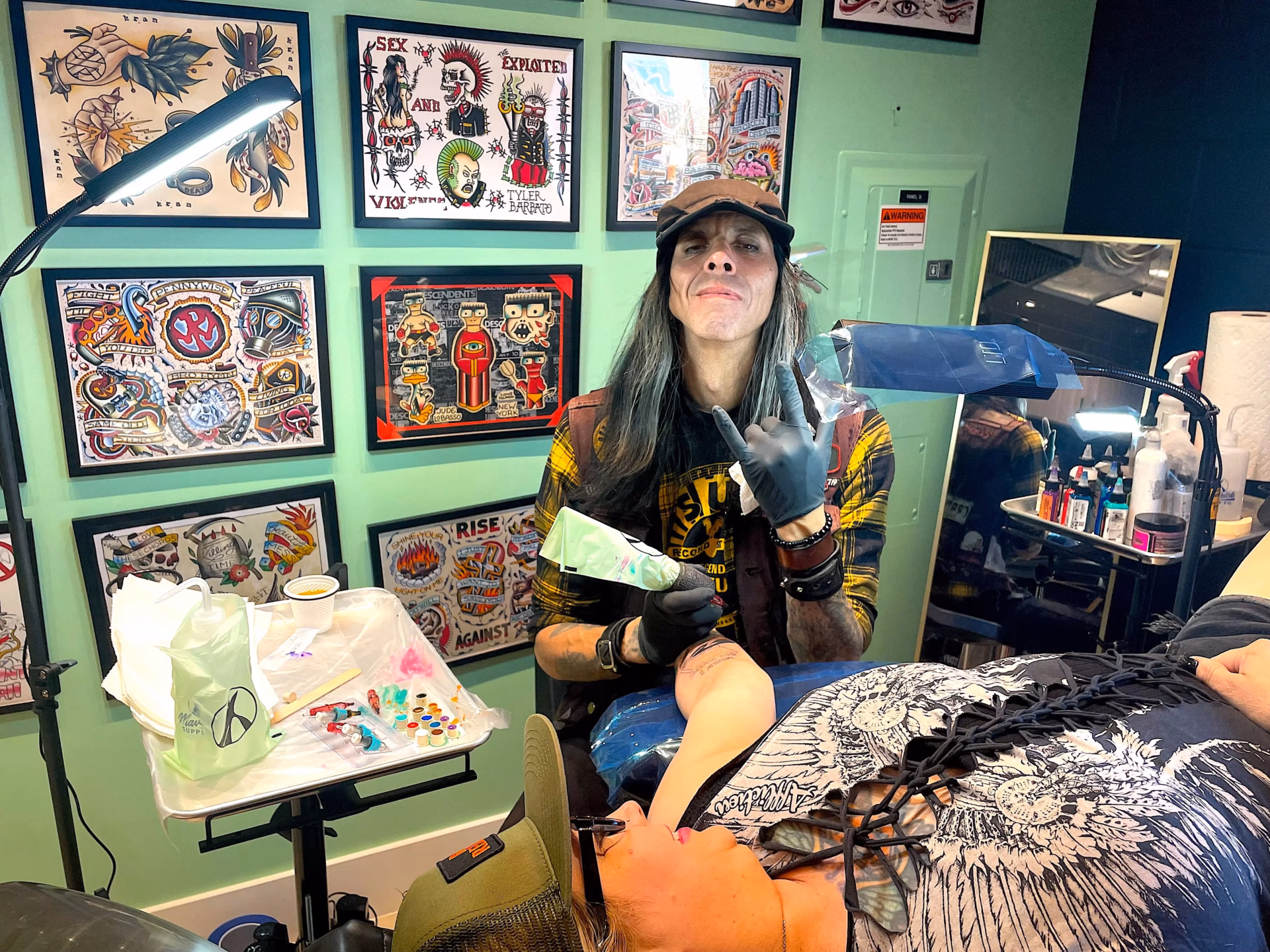 Inside The Punk Rock Museum In Las Vegas  tattoo shop